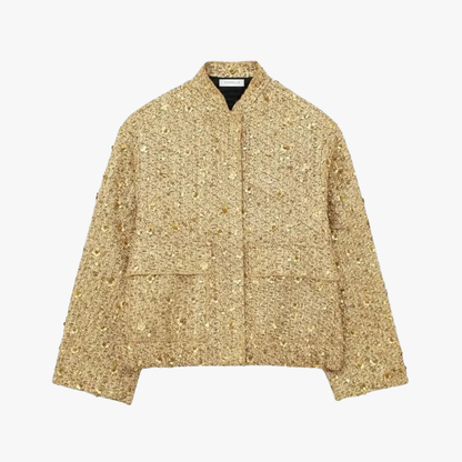 Veste Statement Oversized Glamour avec sequins